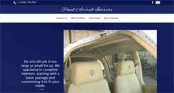 Desktop Screenshot of powellaircraftinteriors.com